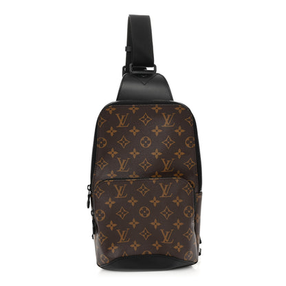 Louis Vuitton Monogram Macassar Avenue Sling Bag 1 of 8