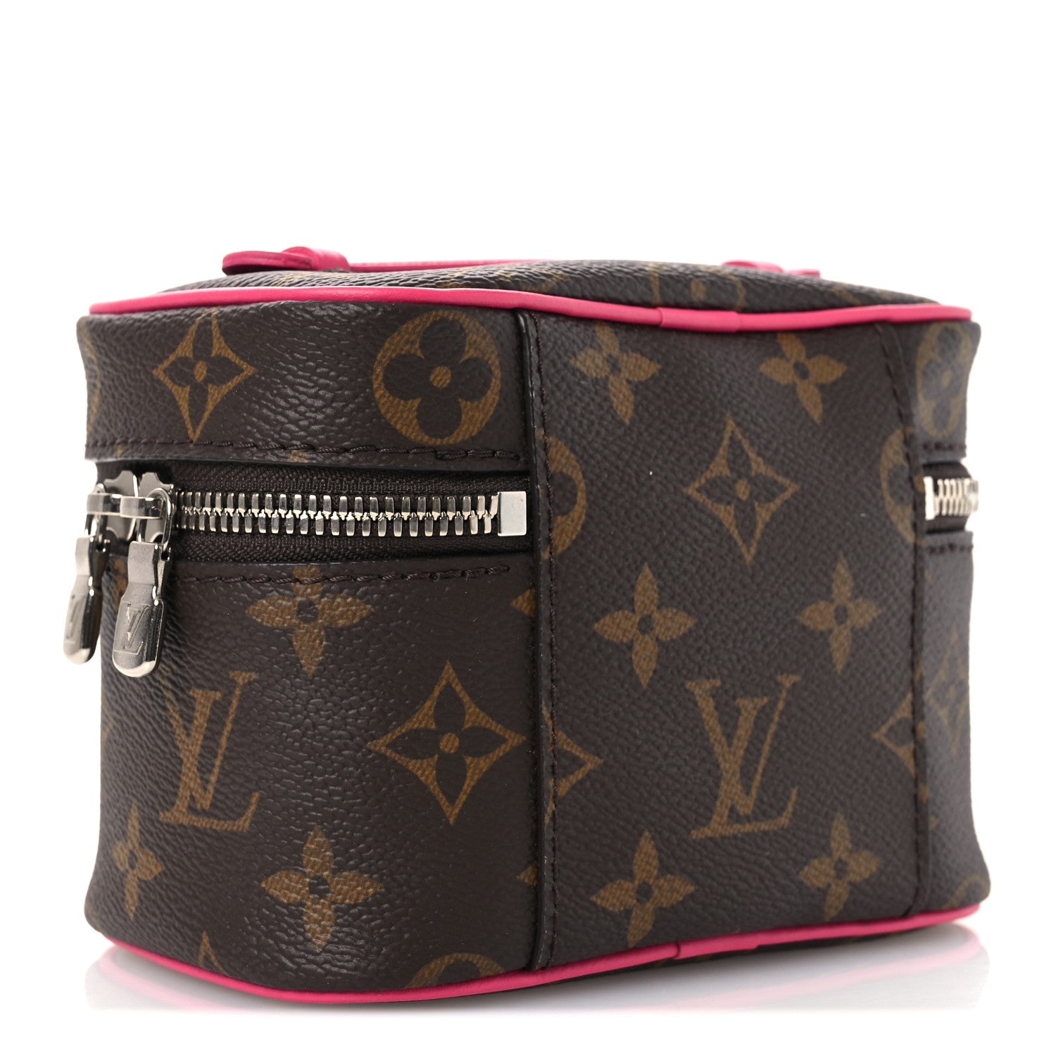 Louis Vuitton Monogram Macassar Nice Nano Rose Pondichery 3 of 10