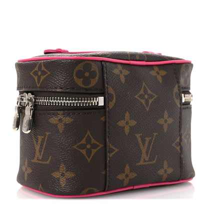 Louis Vuitton Monogram Macassar Nice Nano Rose Pondichery 3 of 10