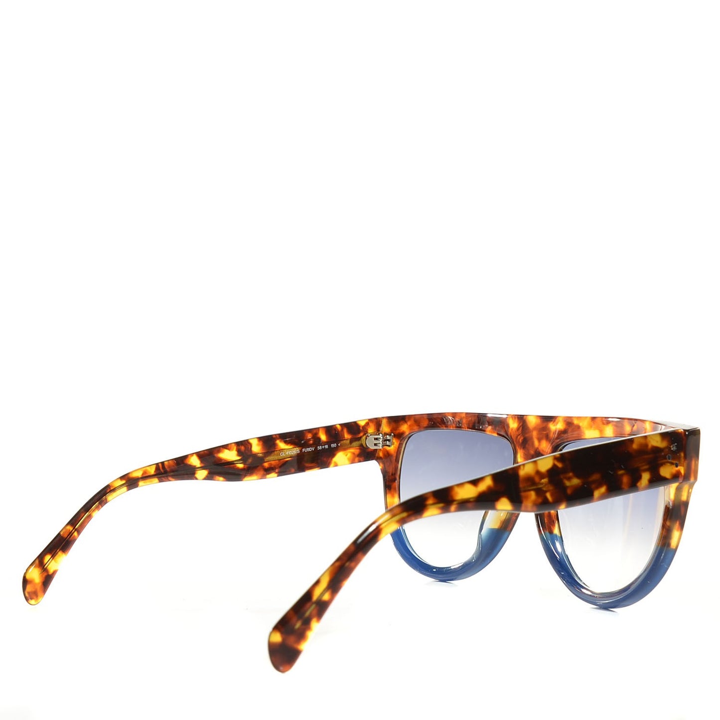 Acetate Shadow Sunglasses CL 41026/S Tortoise Havana Blue