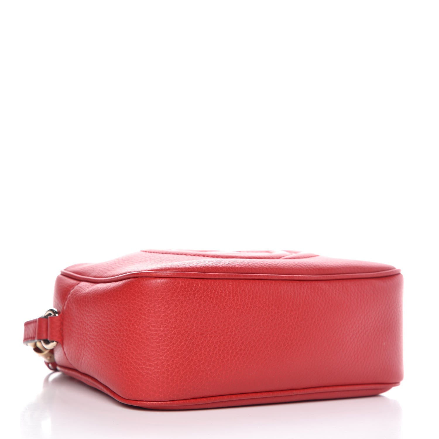 Gucci Pebbled Calfskin Small Soho Disco Bag Tabasco Red 4 of 7
