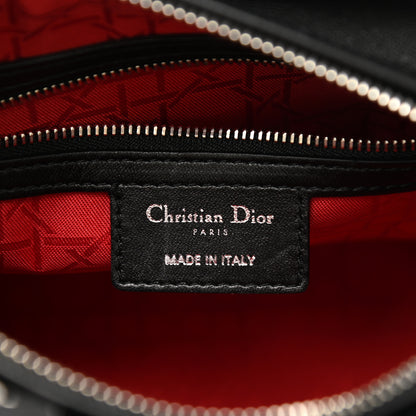 Christian Dior Lambskin Cannage Medium Lady Dior Black 5 of 14