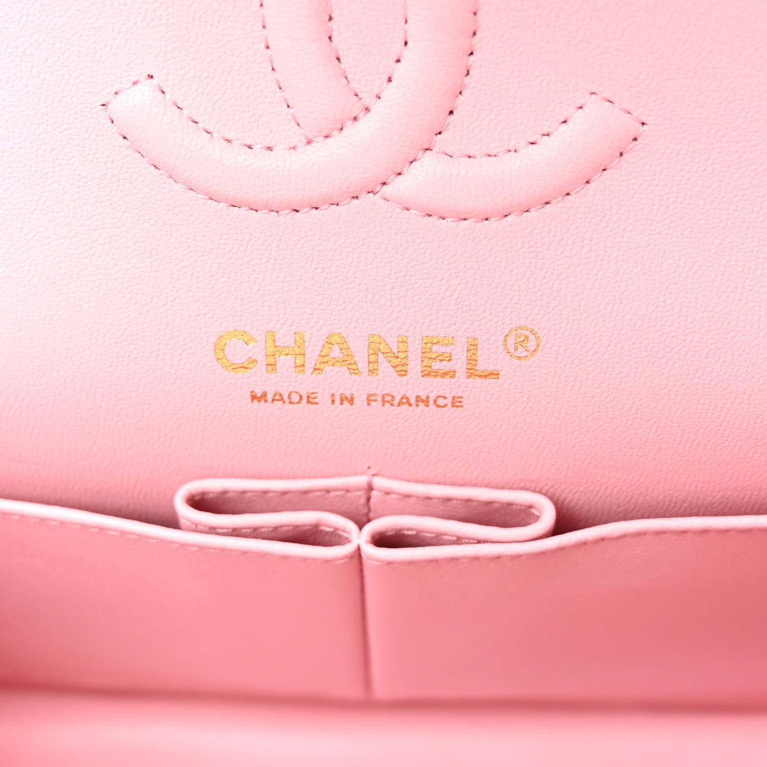 Chanel Caviar Chevron Quilted Small Double Flap Pink 6 of 9