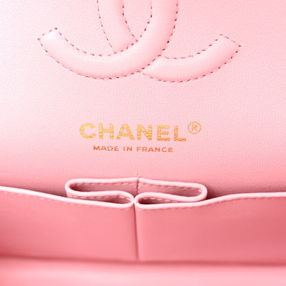Chanel Caviar Chevron Quilted Small Double Flap Pink 6 of 9