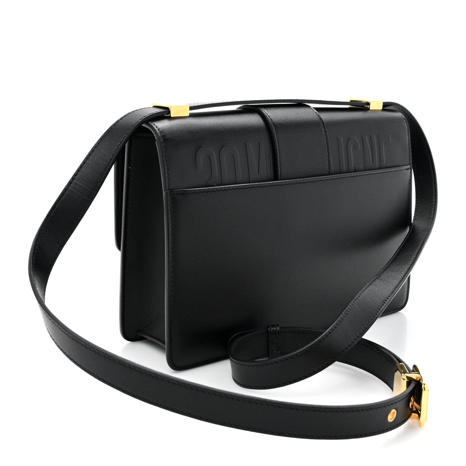 Christian Dior Smooth Calfskin 30 Montaigne Flap Bag Black 3 of 14