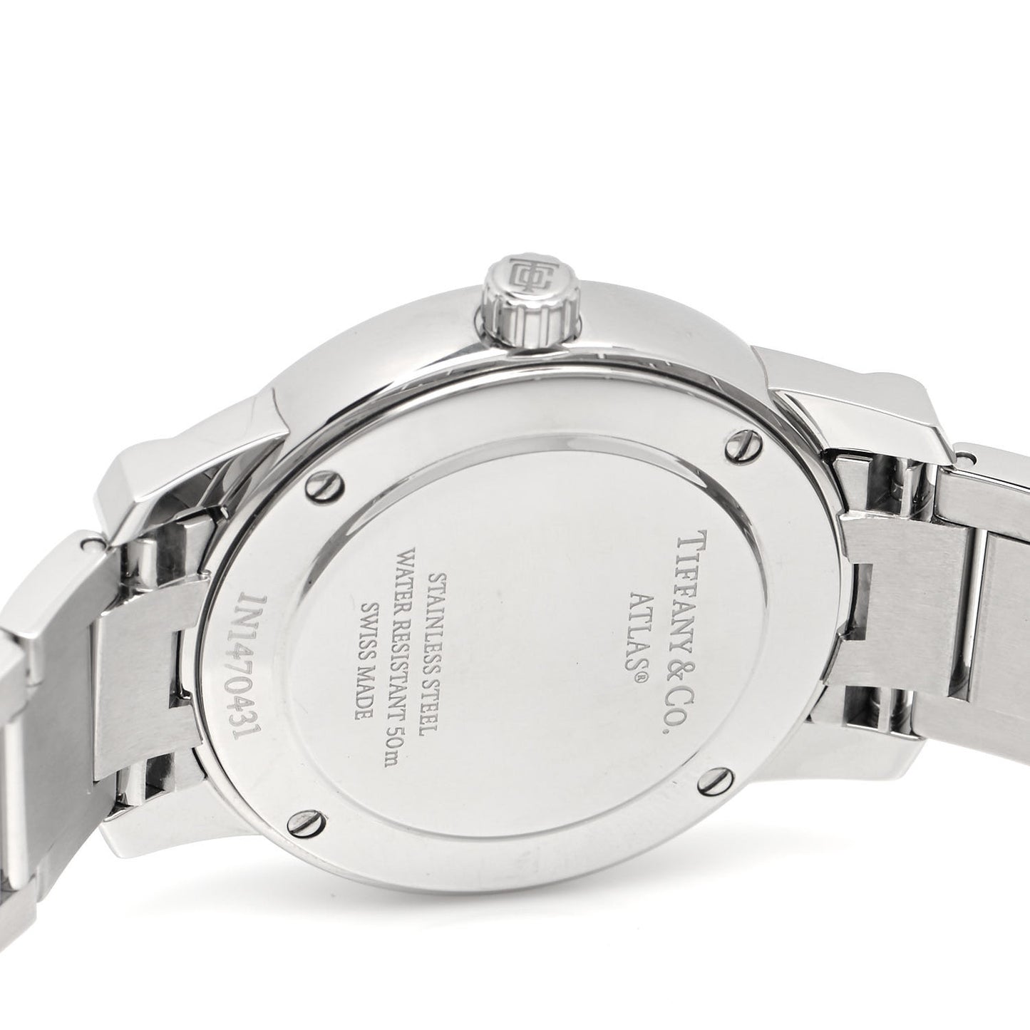 Stainless Steel 29mm Atlas 2-Hand Quartz Watch Pink