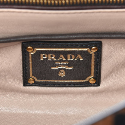 Prada Cavallino Leopard Print Shoulder Bag Cammello 6 of 11