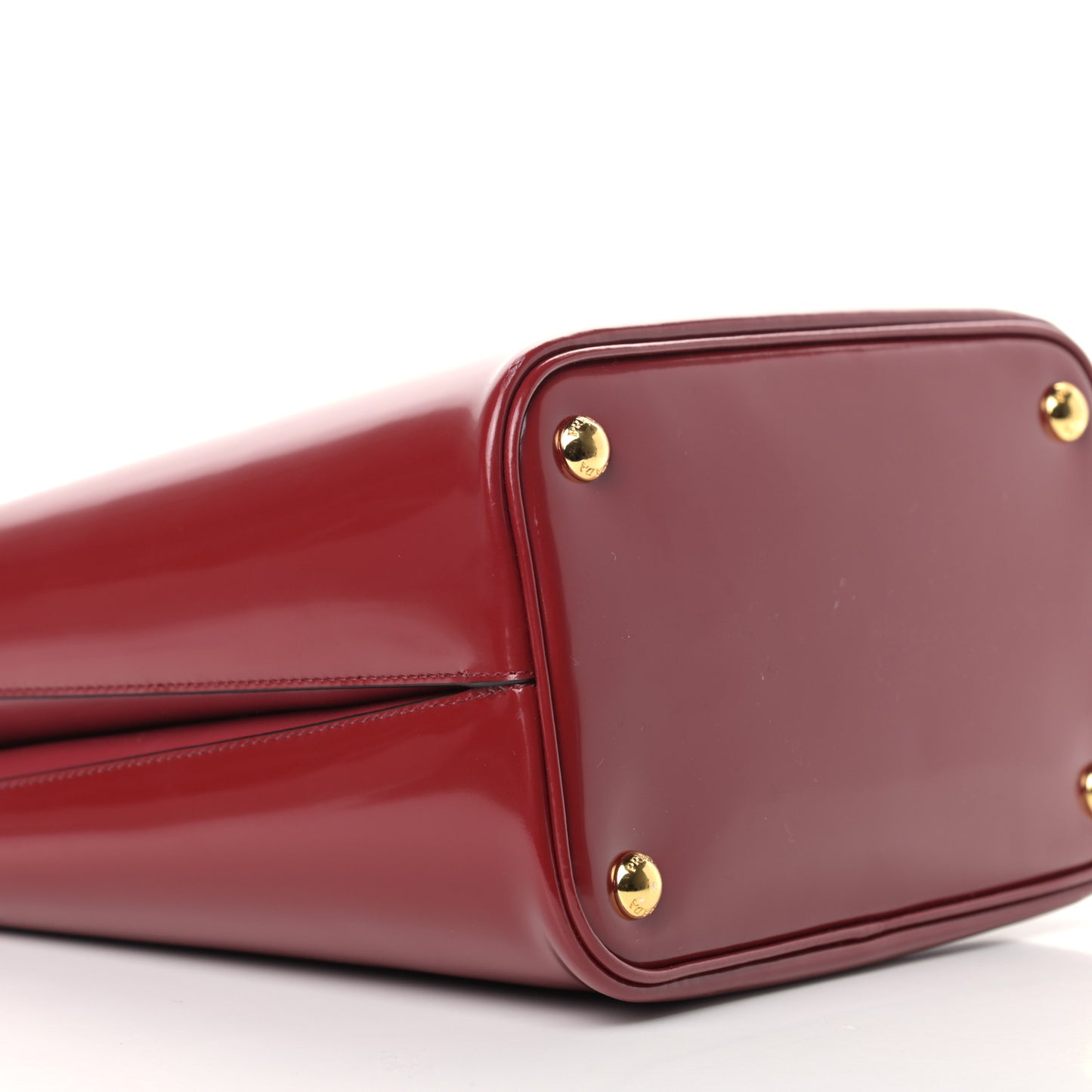 Spazzolato Medium Panier Bucket Bag Fuoco