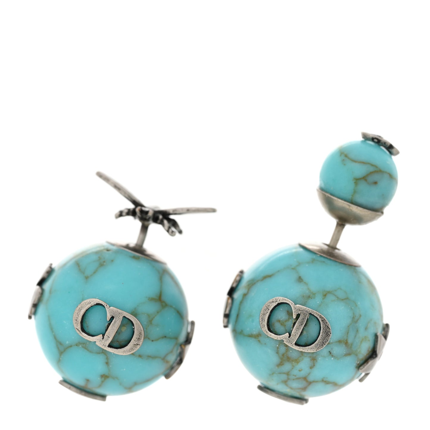 Mise En Dior Tribal Earrings Turquoise