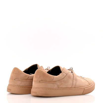 Hermes Suede Day Sneakers 40 Bois De Santal 5 of 11
