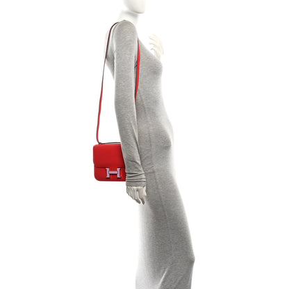 Hermes Epsom Enamel Constance 18 Rouge de Coeur Mauve Sylvestre 2 of 12