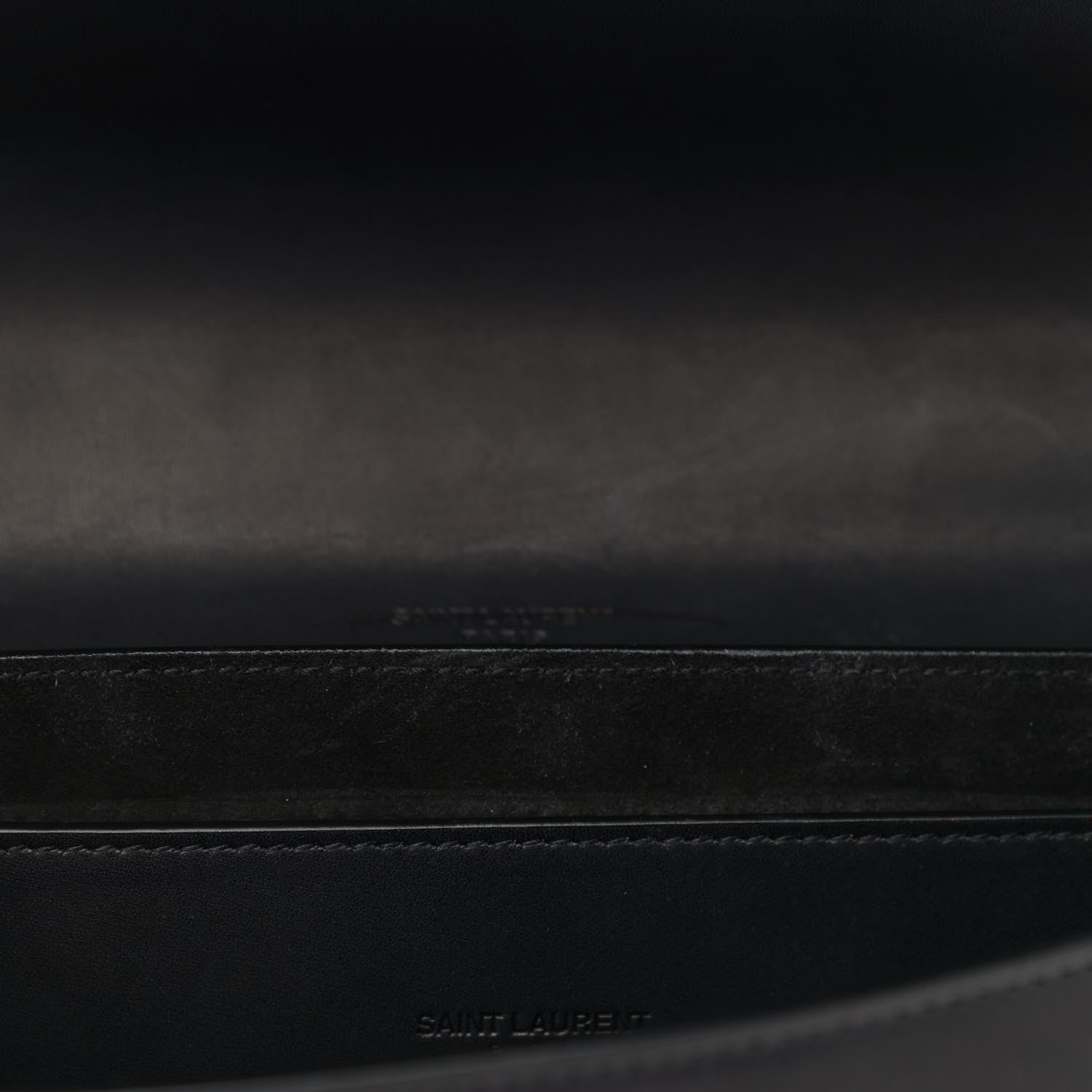 Saint Laurent Pony Hair Calfskin Leopard Print Monogram Medium Kaia Satchel Black 11 of 11