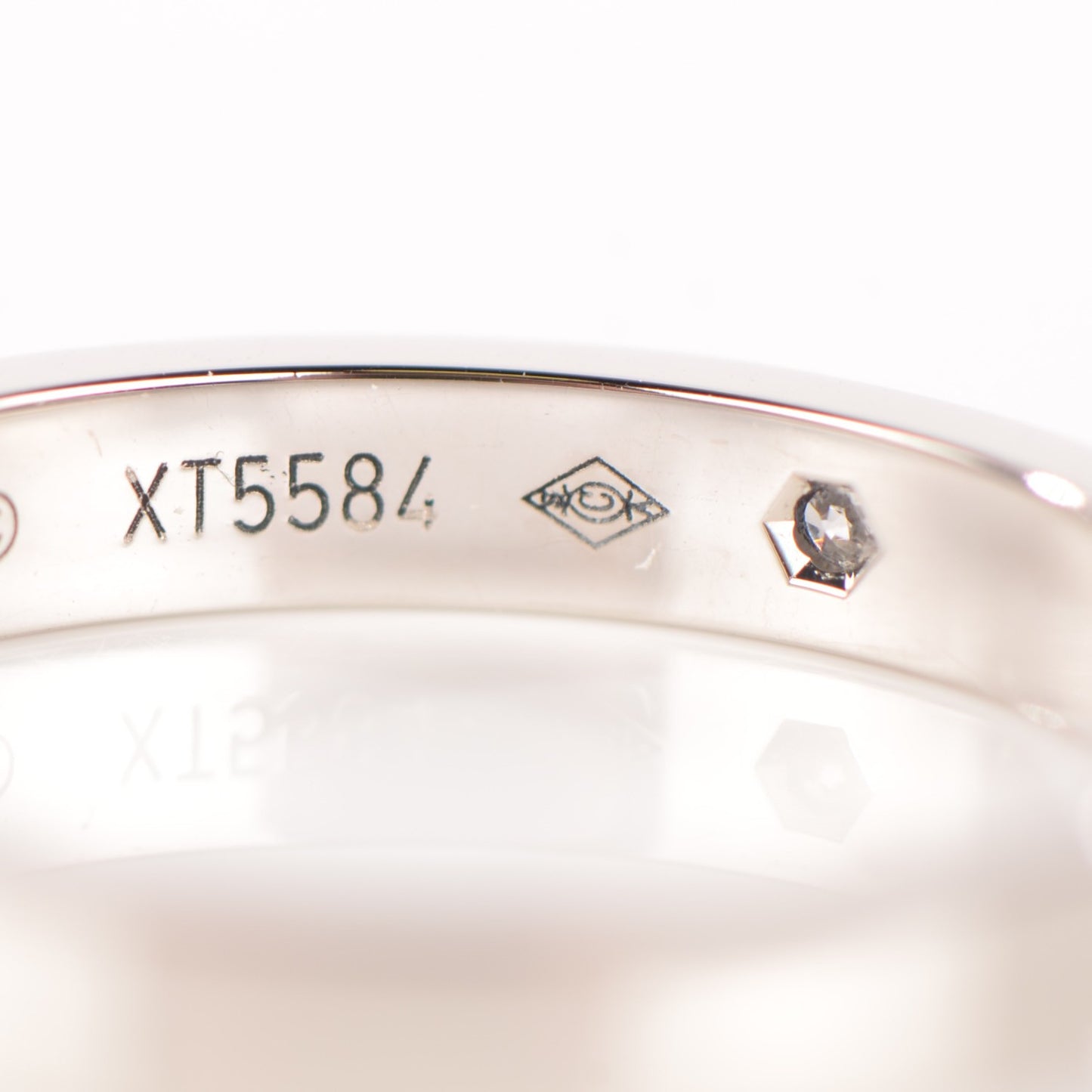Platinum Diamond 3mm C De Wedding Band Ring 54 6.75