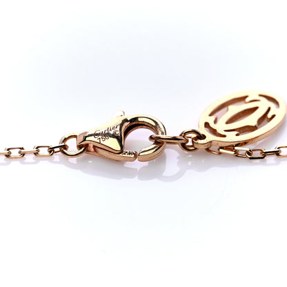 Cartier 18K Pink Gold Diamond SM D'Amour Pendant Necklace 5 of 7