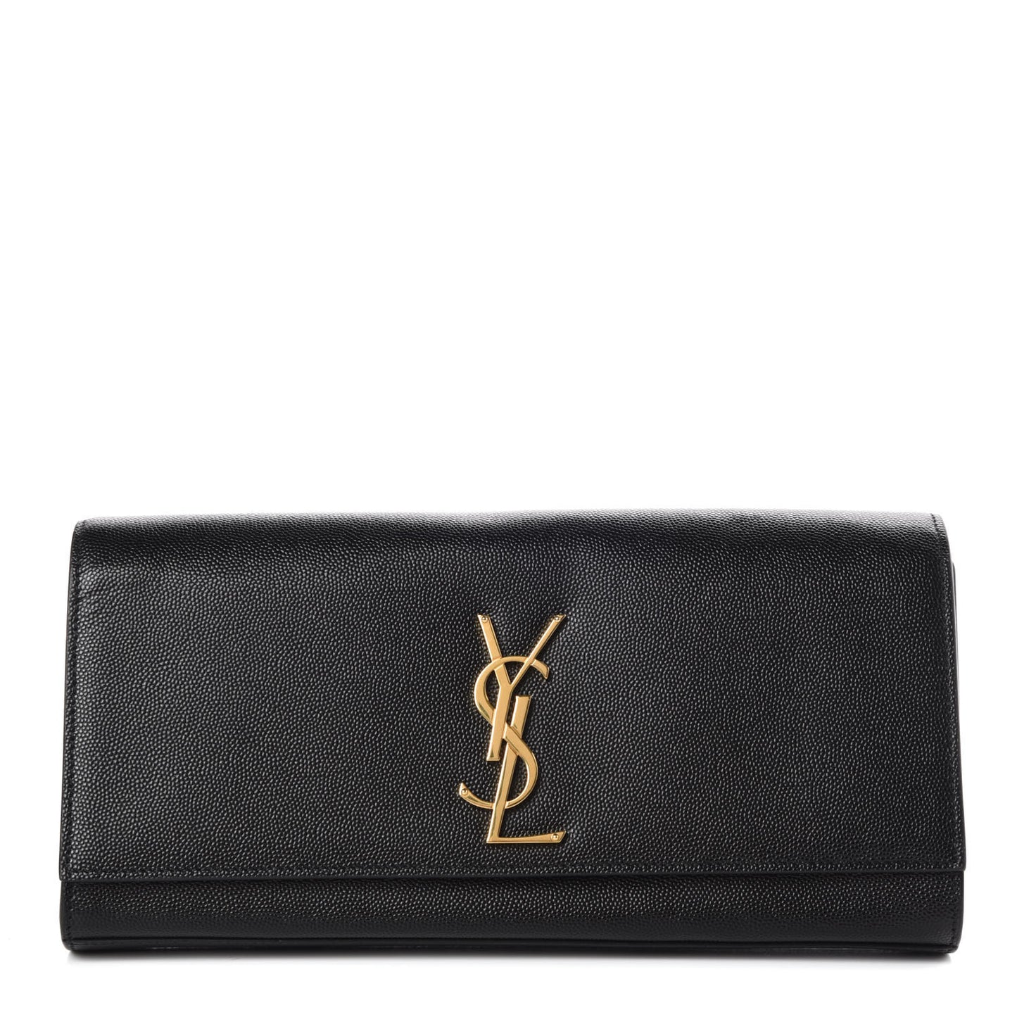 Grain De Poudre Monogram Cassandre Clutch Black