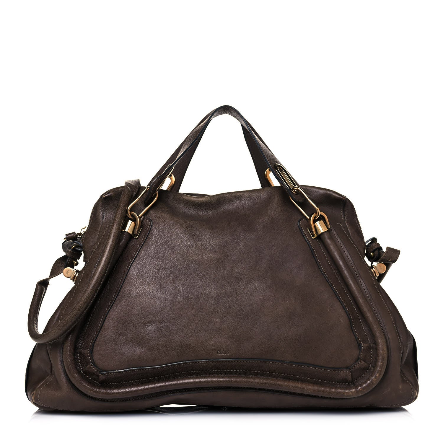 Chloe Calfskin Large Paraty Chocolate 1 of 20