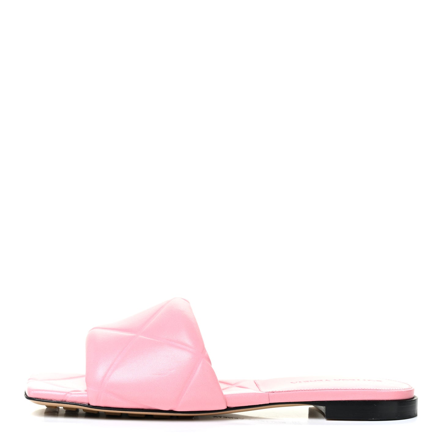 Nappa Quilted Rubber Lido Flat Sandals 35.5 Blossom