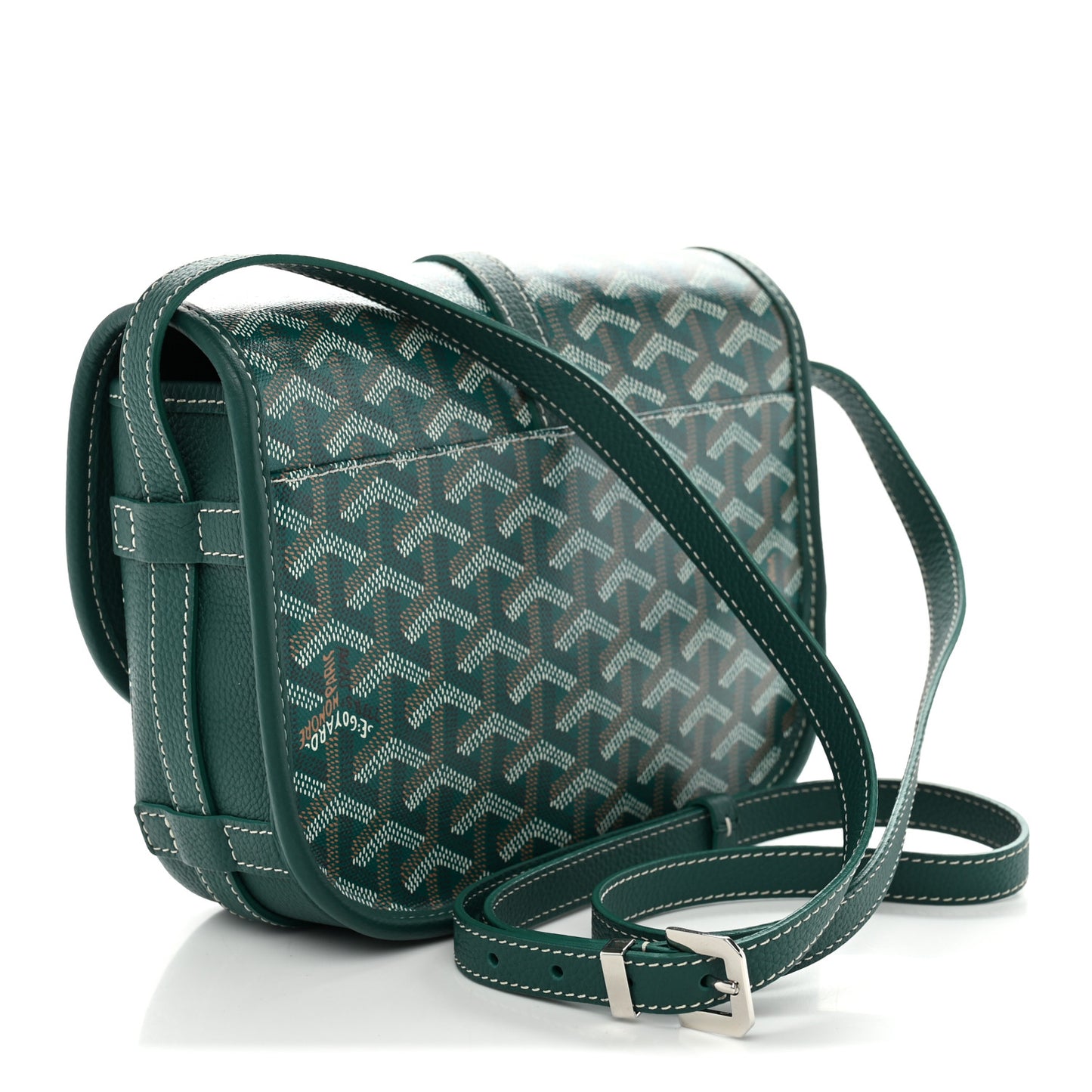 Goyardine Belvedere II PM Messenger Bag Green