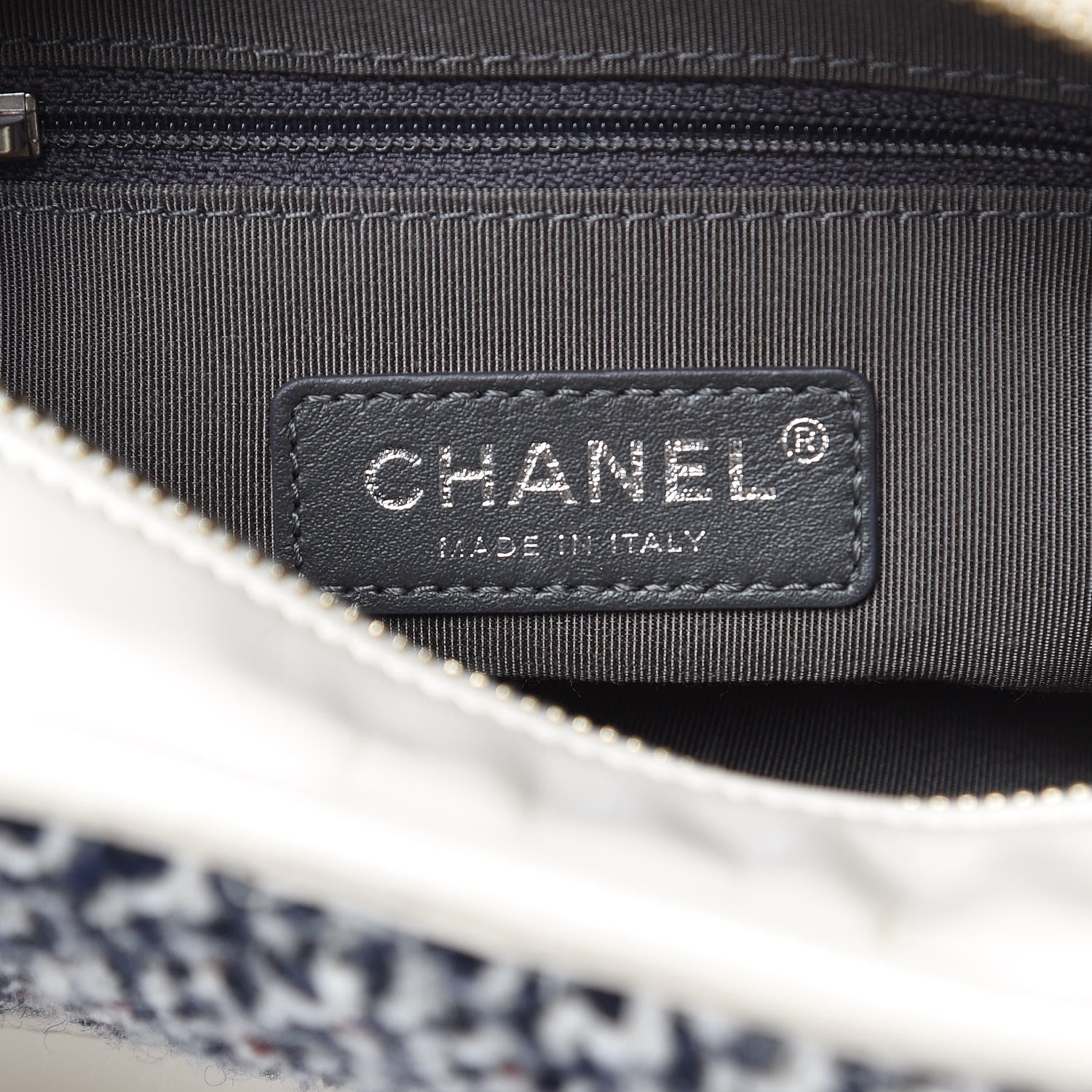Chanel Tweed Calfskin Quilted Small Gabrielle Hobo Ivory Multicolor 5 of 10