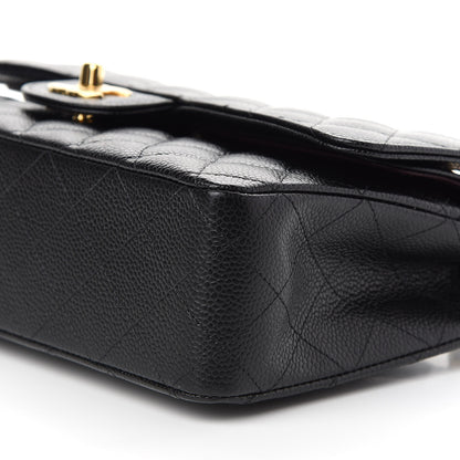 Chanel Caviar Quilted Medium Double Flap Black 9 of 9