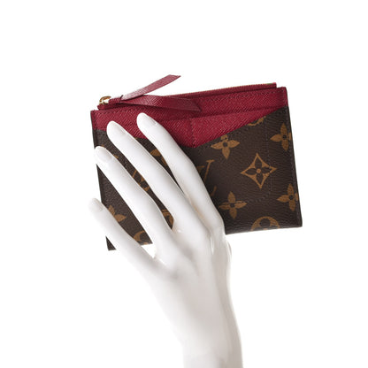 Louis Vuitton Monogram Zipped Card Holder Fuchsia 2 of 8
