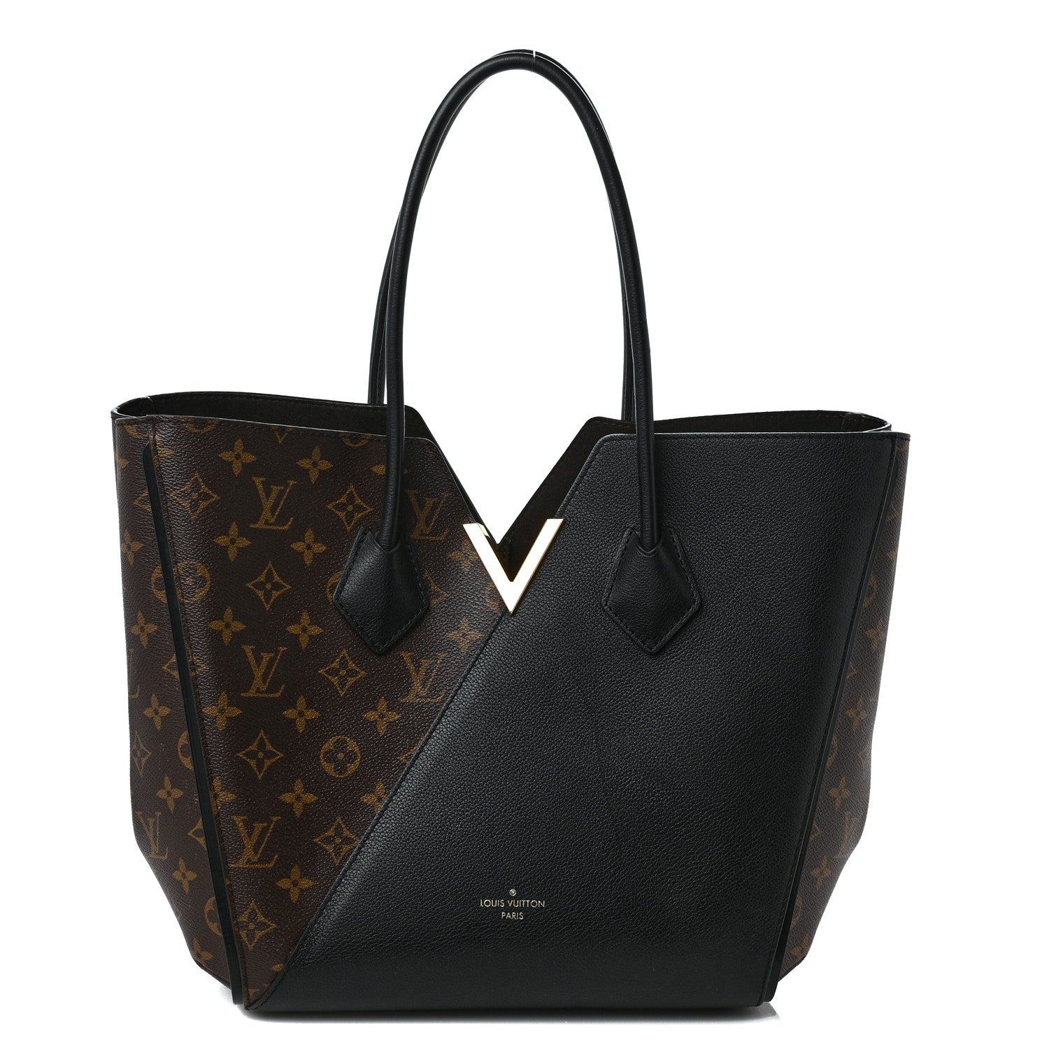 Louis Vuitton Calfskin Monogram Kimono Tote Black 1 of 9