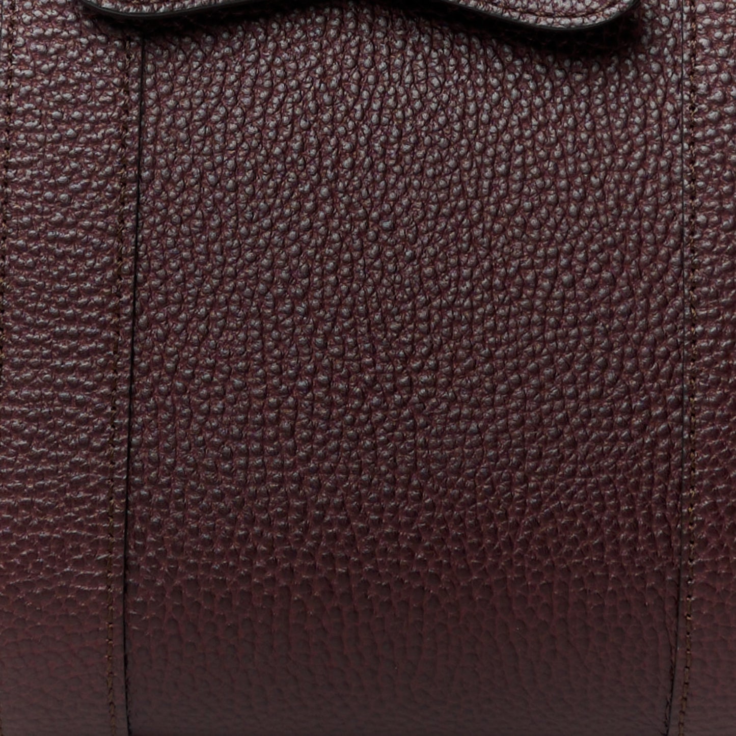 Grain Vegetable Tanned Calfskin Small Zipped Bayswater Oxblood