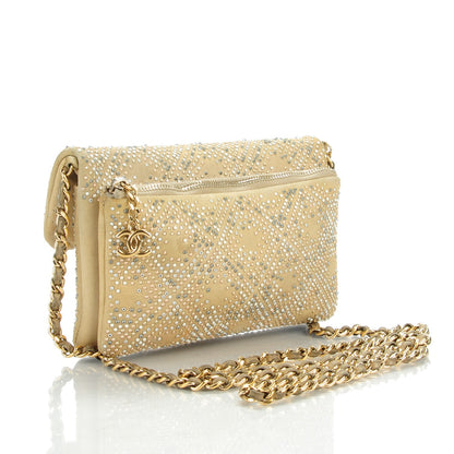Chanel Metallic Calfskin Studded Mini Flap Gold 3 of 9