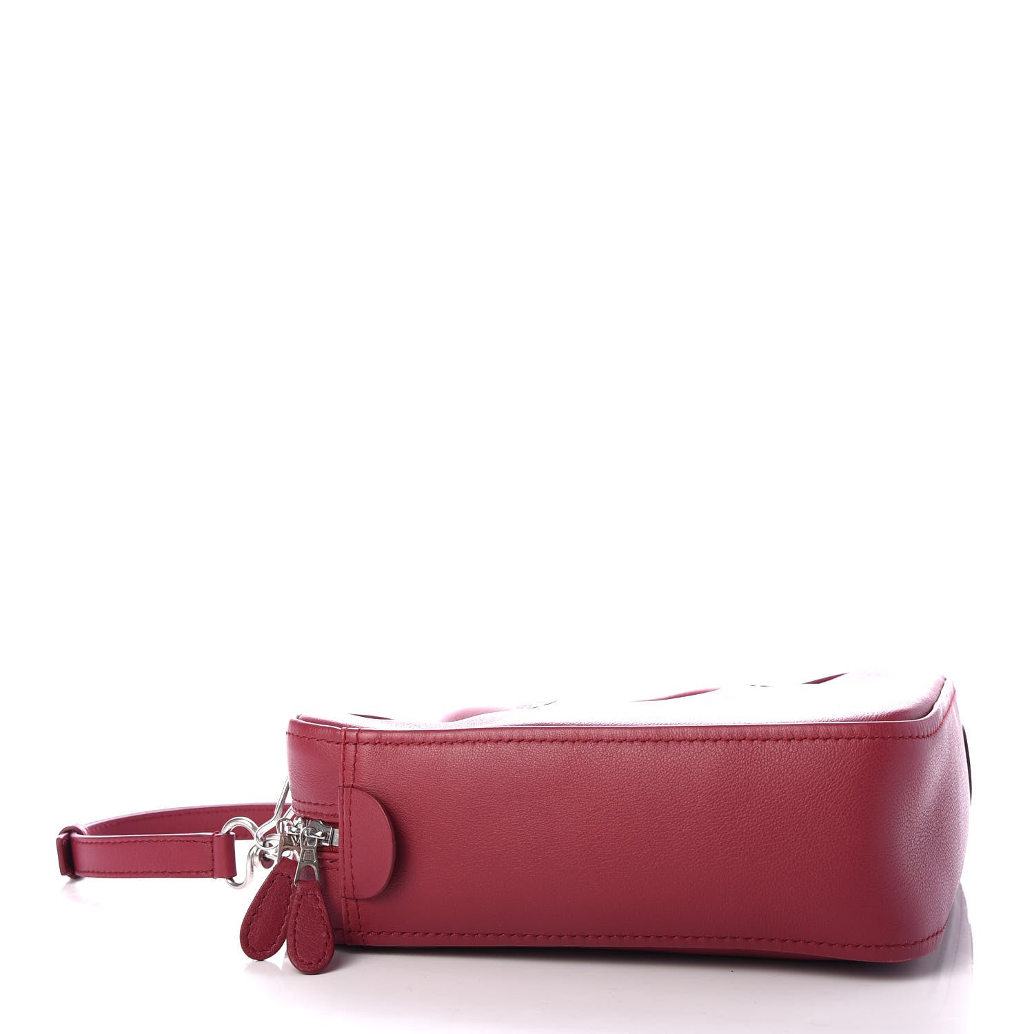 Balenciaga Shiny Day Calfskin XS Triangle Chain Duffle Rouge Grenat 4 of 9