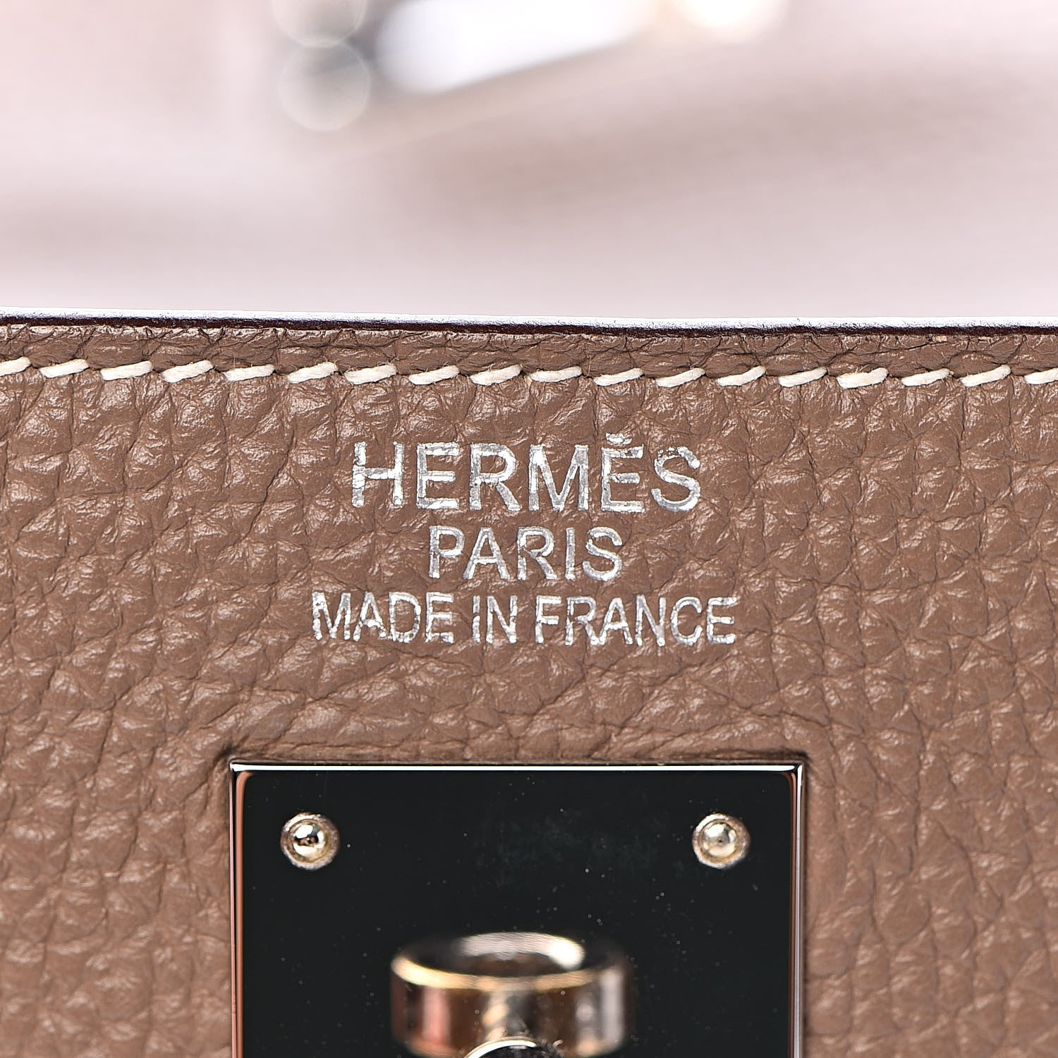 Hermes Togo Kelly Retourne 35 Etoupe 6 of 42