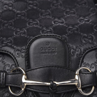 Gucci Guccissima Medium Emily Hobo Black 9 of 19