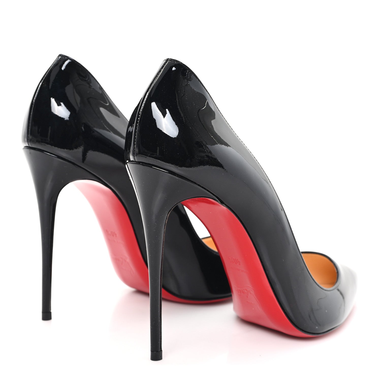 Christian Louboutin Patent Pigalle Follies 100 Pumps 40.5 Black 5 of 9