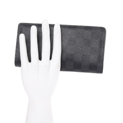 Louis Vuitton Damier Graphite Brazza Wallet 2 of 9