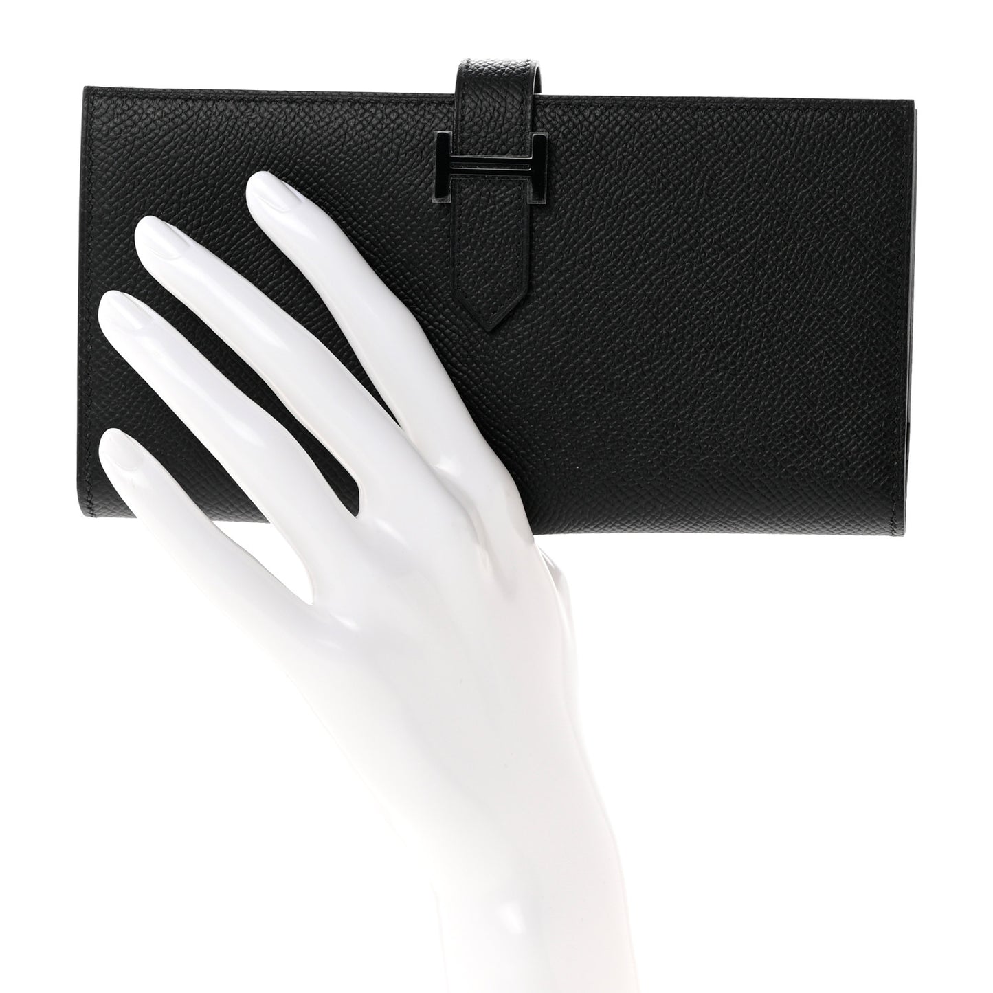 Epsom Monochrome Bearn Gusset Wallet Black