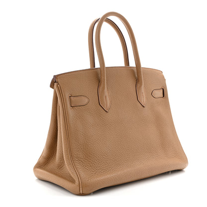 Hermes Taurillon Clemence Birkin 30 Biscuit 3 of 12