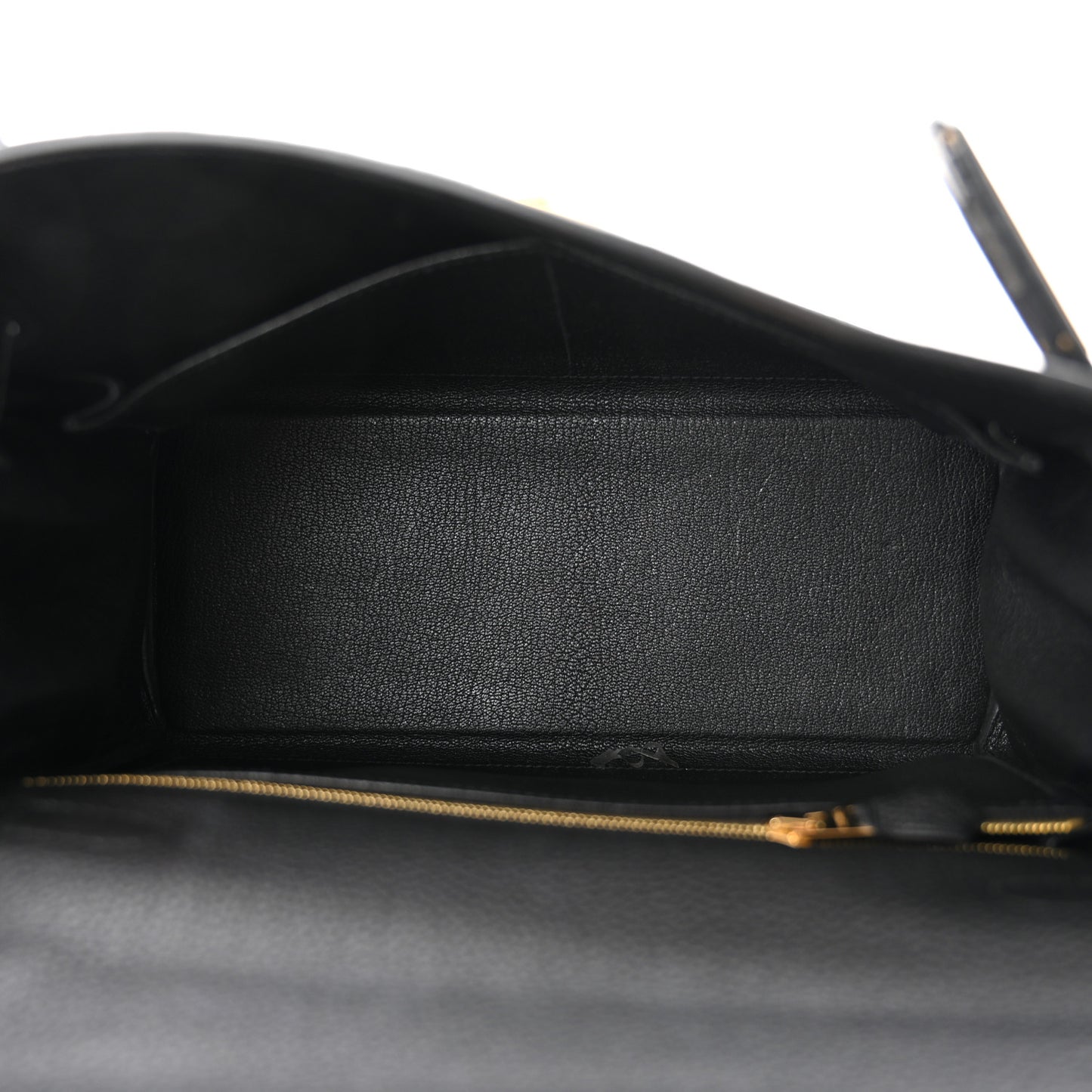 Togo Matte Porosus Crocodile Kelly Retourne Touch 28 Black