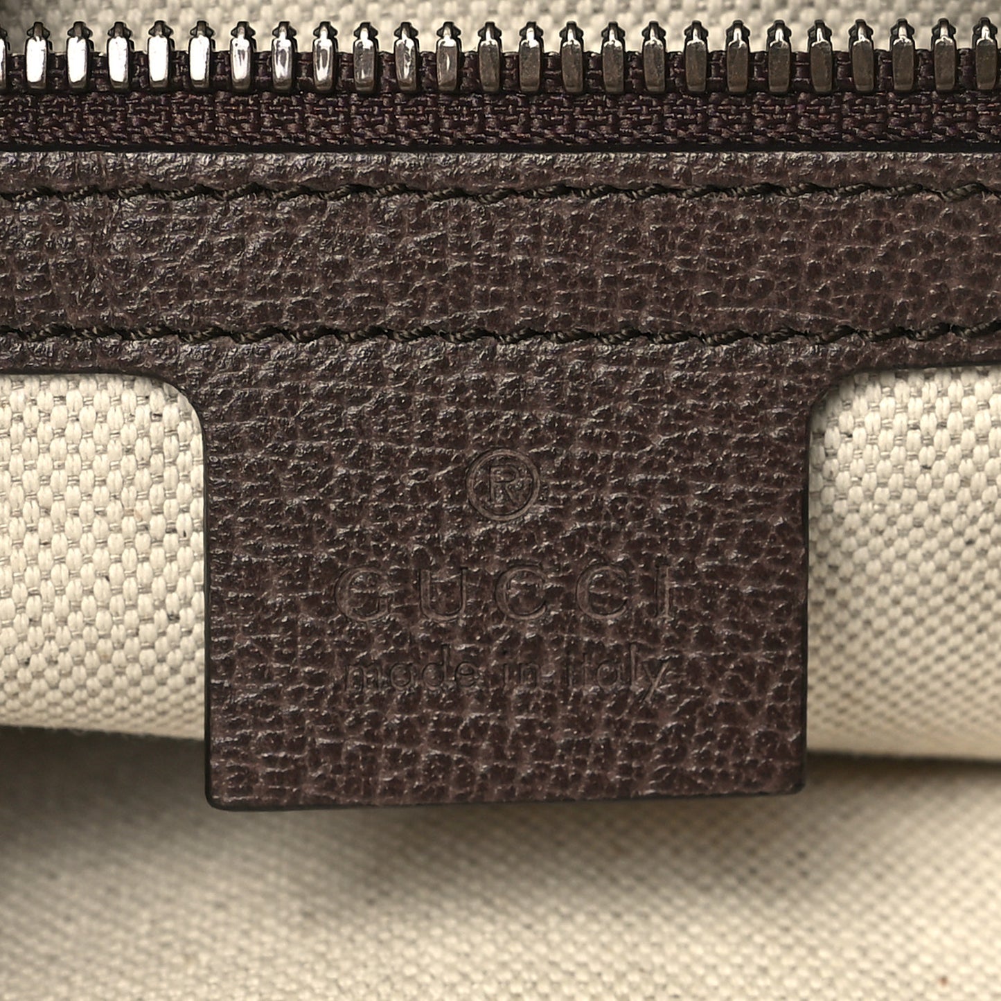 GG Supreme Monogram Web Ophidia Half Moon Hobo Brown