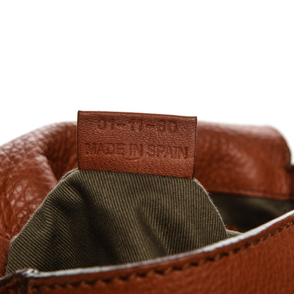 Chloe Calfskin Mini Marcie Round Crossbody Bag Whiskey 7 of 7