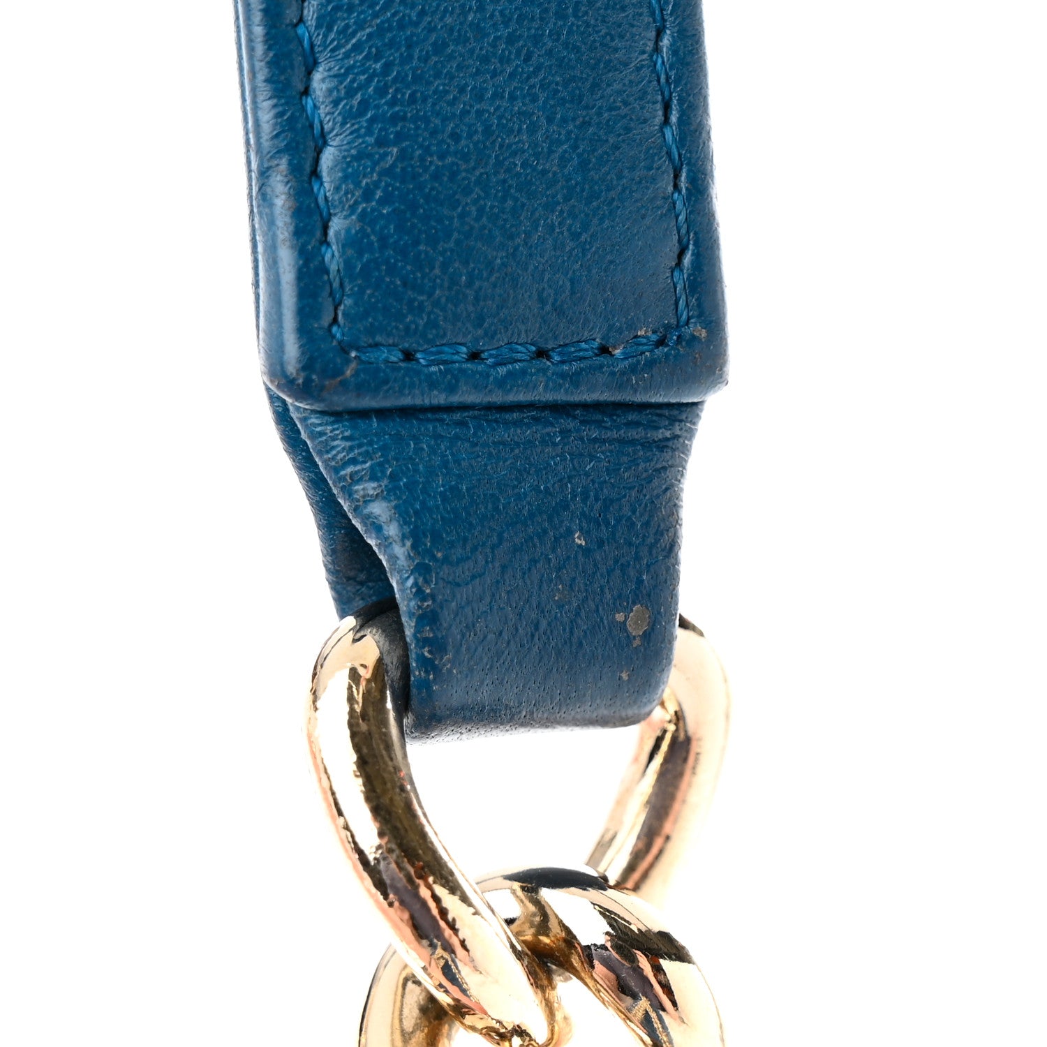 Chanel Lambskin Chevron Quilted New Medium Boy Flap Blue 19 of 20