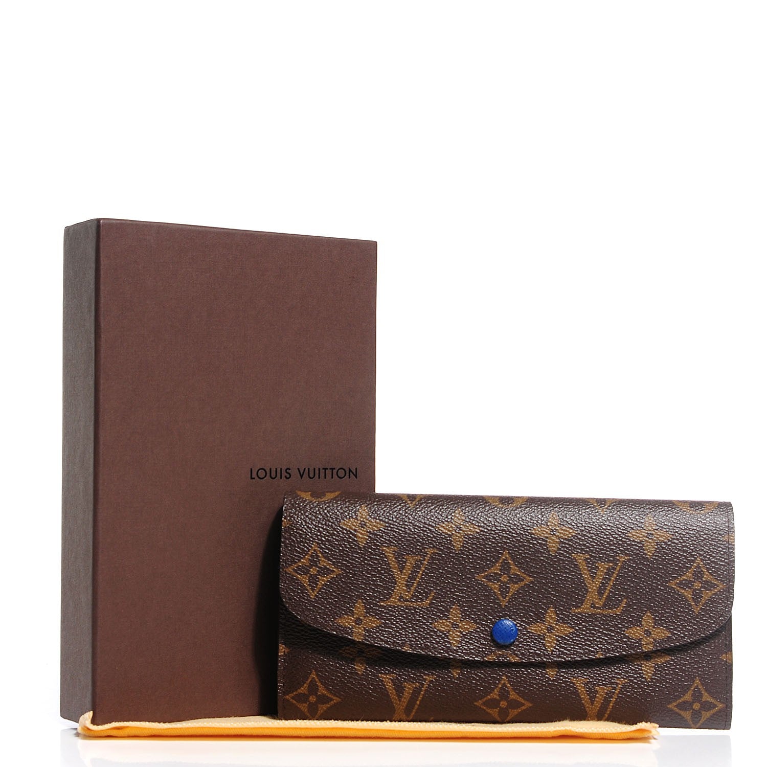 Louis Vuitton Monogram Emilie Wallet Blue 5 of 8