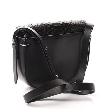 3.1 Phillip Lim 3.1 Snake-Cut Calfskin Alix Saddle Crossbody Bag Black 3 of 11