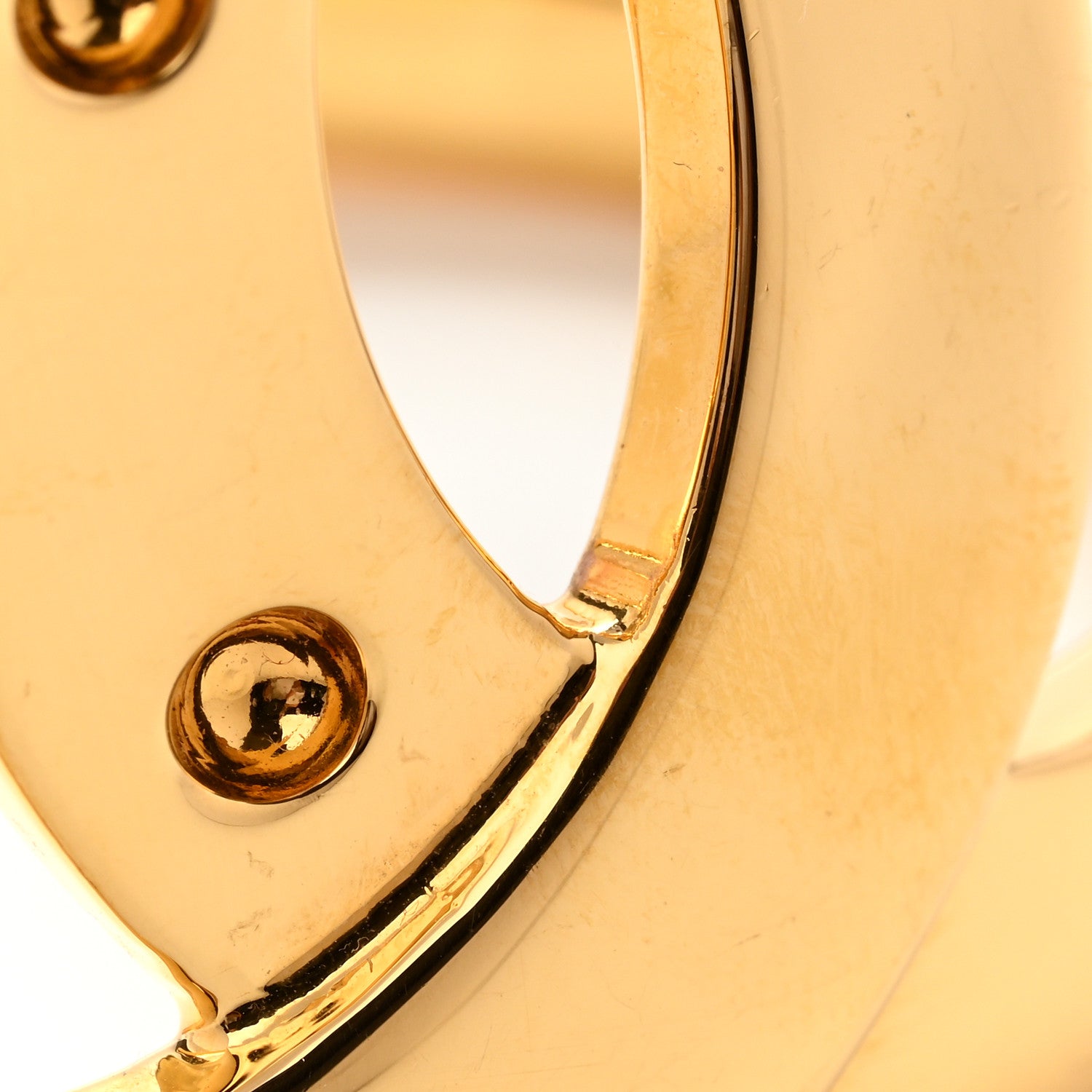 Chanel Metal Logo CC Cuff S Gold 6 of 6
