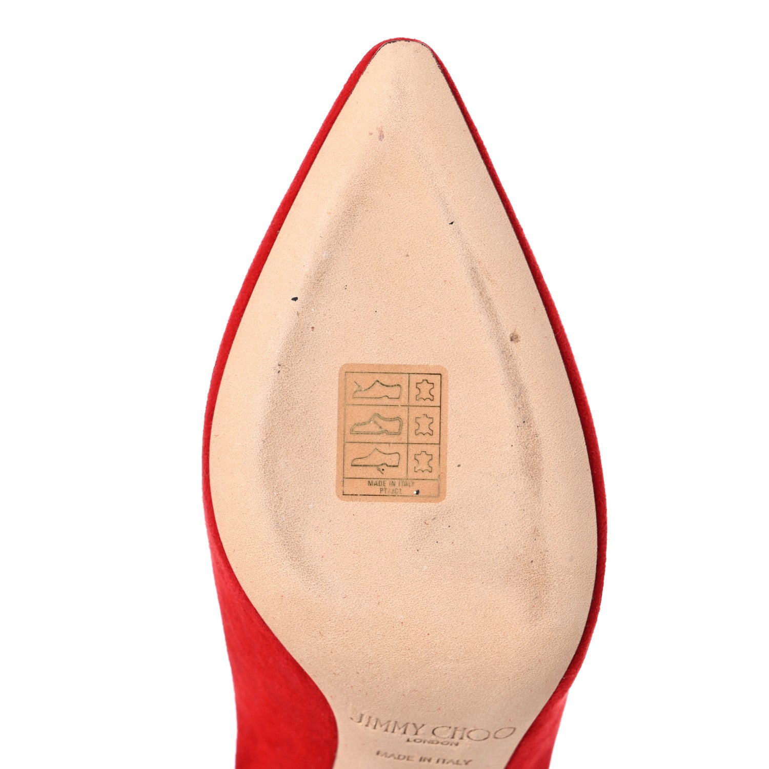 Jimmy Choo Suede Romy 100 Pumps 35 Red 8 of 9