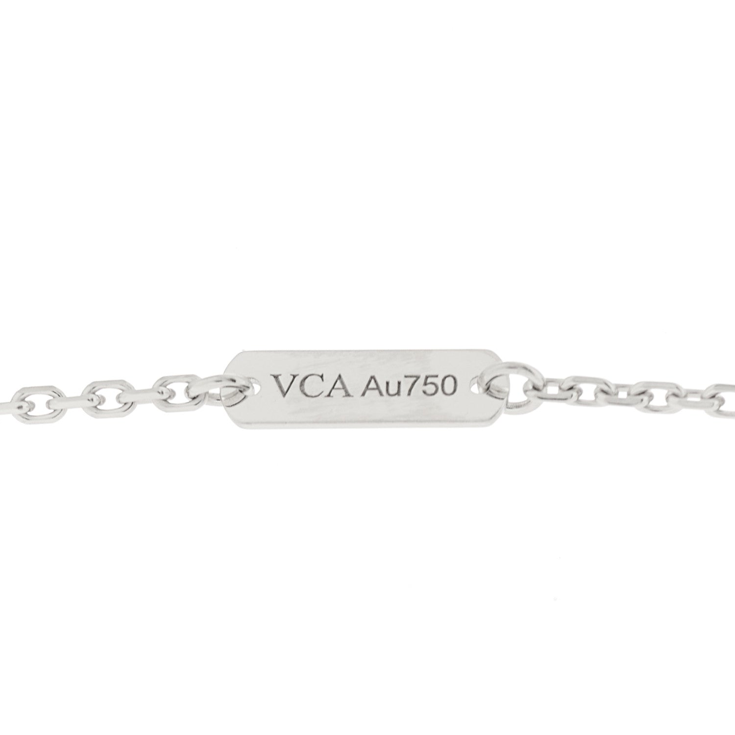 Van Cleef & Arpels 18K White Gold Turquoise Perlee Couleurs Pendant Necklace 5 of 6