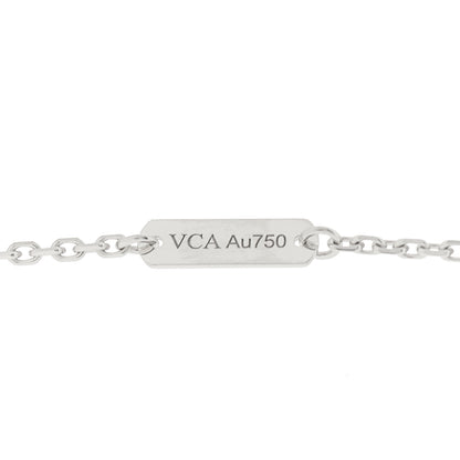 Van Cleef & Arpels 18K White Gold Turquoise Perlee Couleurs Pendant Necklace 5 of 6