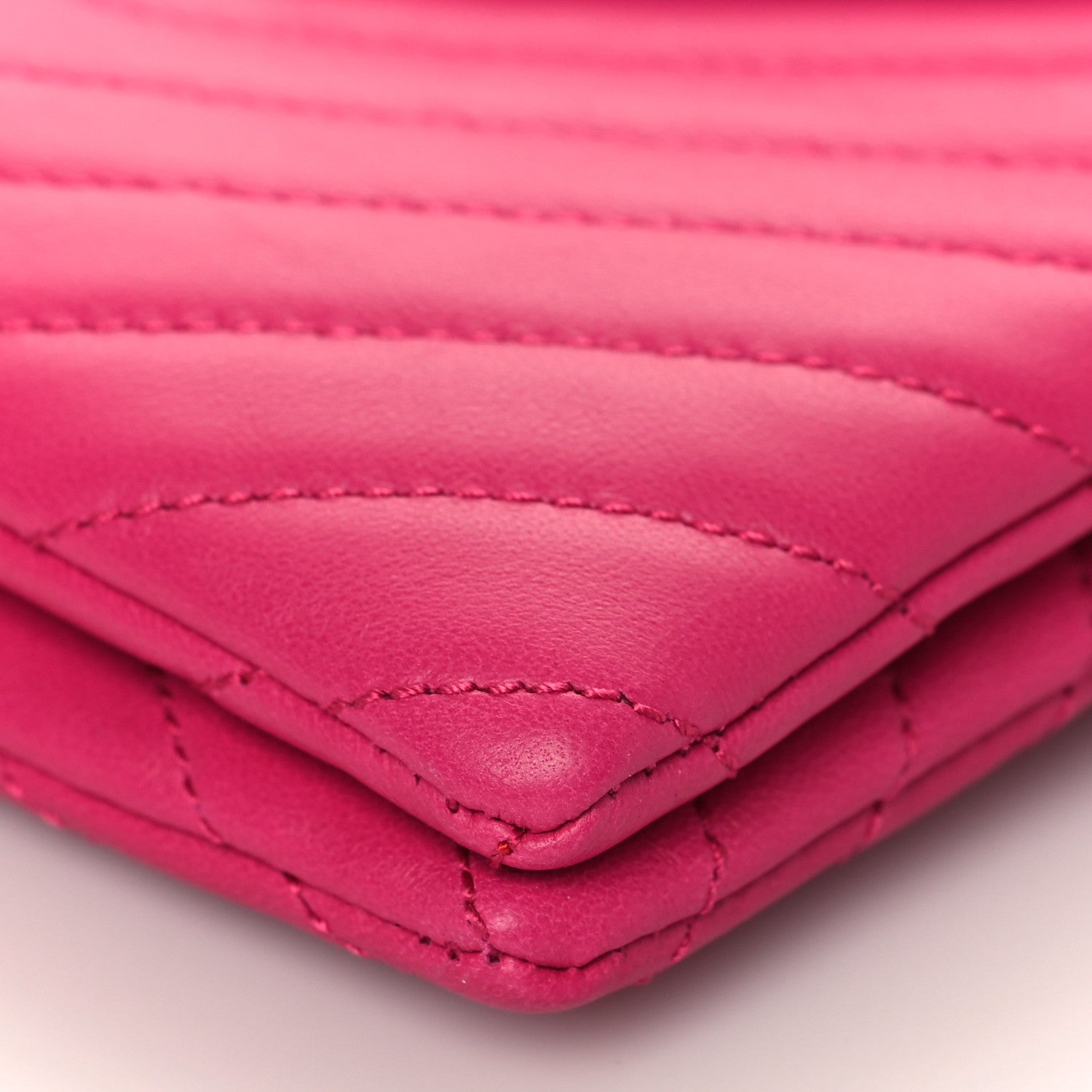 Saint Laurent Lambskin Quilted Double Flap Bag Pink 9 of 10