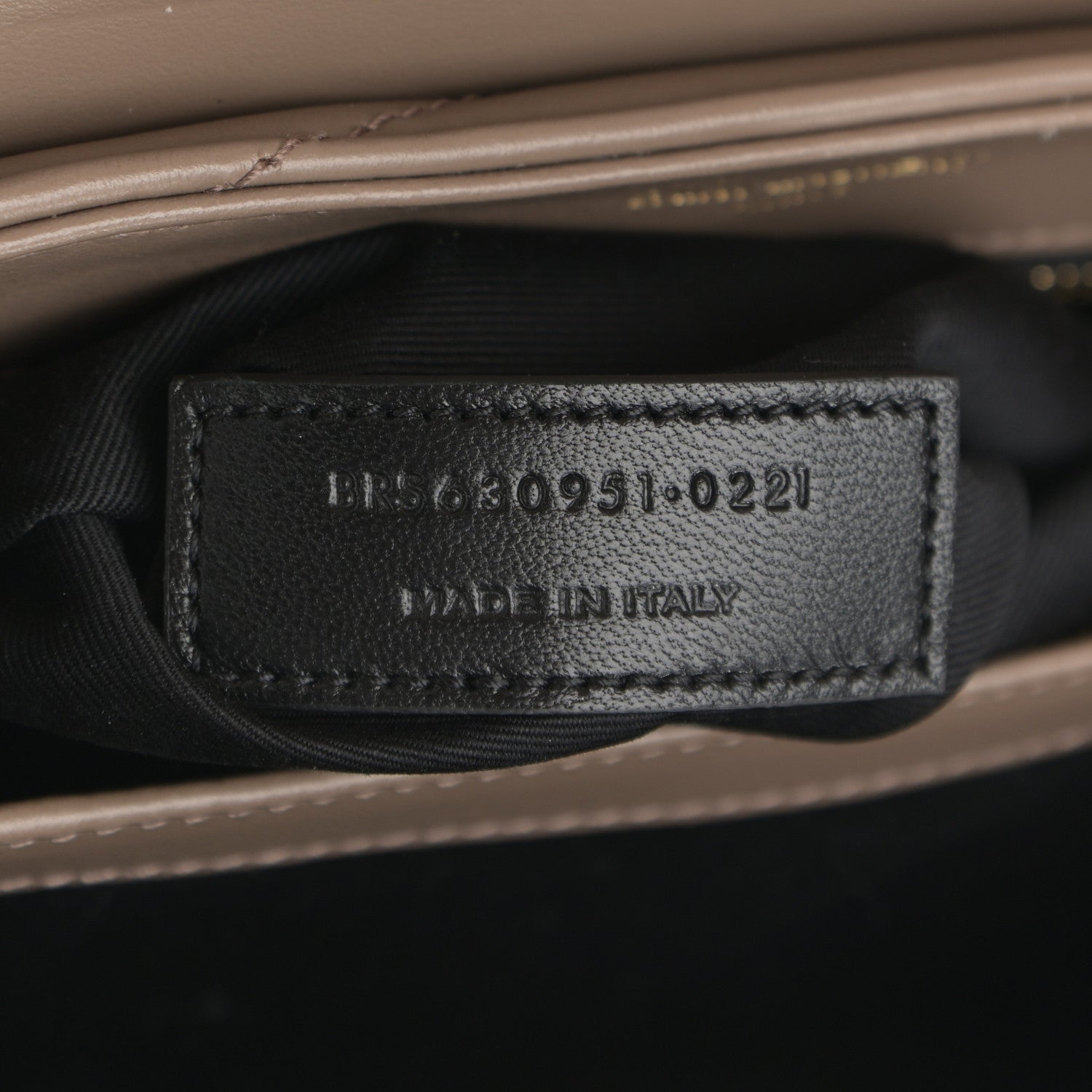 Saint Laurent Calfskin Y Quilted Monogram Toy Loulou Crossbody Bag Taupe 7 of 11