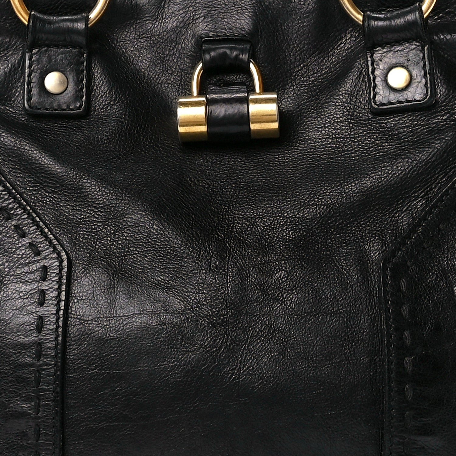 Saint Laurent Patent Large Muse Black 8 of 11