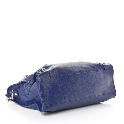 Balenciaga Chevre Gold Metallic Edge Hardware Bleu Roi 4 of 10