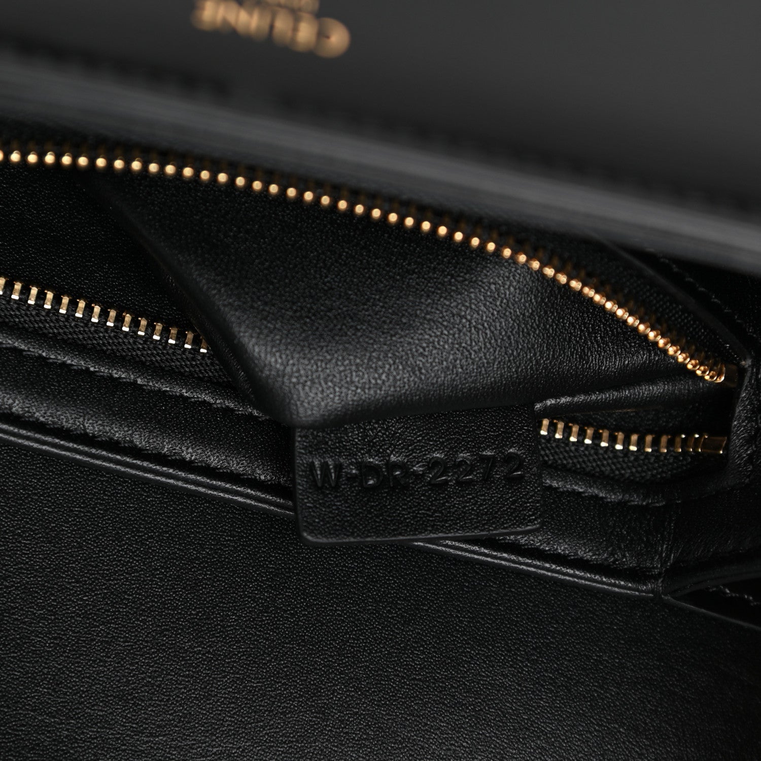 Celine Shiny Calfskin Teen Triomphe Black 7 of 10